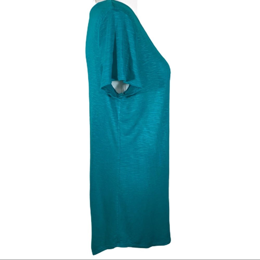 🎀 GNW Indigo- Teal Green Soft  Tee- M - Picture 5 of 9